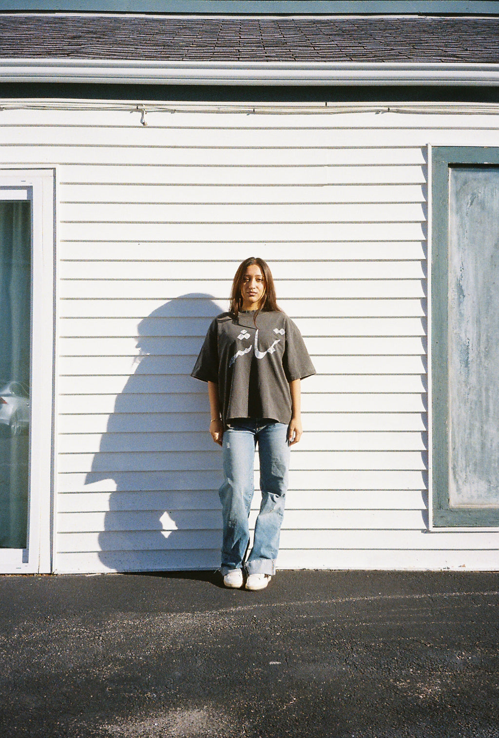 urdu script logo tee